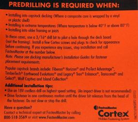 img 2 attached to 🔩 Optimized FastenMaster Cortex 2-1/2" Fastening System for Trex Decking - 100 Linear Feet - Trex Select Pebble Grey