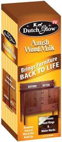 img 1 attached to 🌳 Dutch Glow DFG Amish Wood Milk 12 Oz - Pack of 2: The Ultimate Wood Care Solution!
