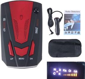 img 4 attached to JahyShow Car Radar Detector 360° GPS Speed Police Safe 16 Band Voice Alert Laser (Red)