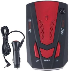 img 2 attached to JahyShow Car Radar Detector 360° GPS Speed Police Safe 16 Band Voice Alert Laser (Red)