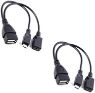 pack usb port adapter cable logo