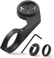 coospo bike computer mount: compatible with garmin, wahoo, and xoss - out-front bracket plastic adapter base logo