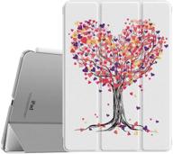 🌳 moko case for ipad pro 11 2nd gen 2020 & 2018 - supports apple pencil charging, slim lightweight translucent shell protective smart cover case - compatible with ipad pro 11" 2020/2018, auto wake/sleep - love tree logo