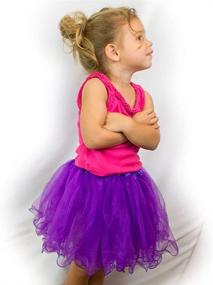 img 3 attached to Lello Little Girls' Skirts & Skorts - 3 Layer Ruffle Clothing for Enhanced SEO