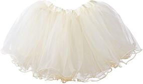 img 4 attached to Lello Little Girls' Skirts & Skorts - 3 Layer Ruffle Clothing for Enhanced SEO