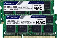 🖥️ 16gb ram kit (2x8gb) timetec ddr3l 1600mhz compatible for apple mac book pro (early/late 2011, mid 2012), imac (mid 2011, late 2012, early/late 2013, late 2014, mid 2015), mac mini (mid 2011, late 2012) логотип