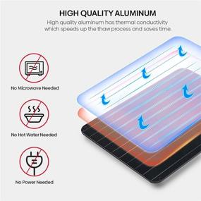 img 1 attached to Revolutionary Skyytel Defrosting Tray: Rapidly Thaws Frozen Meat