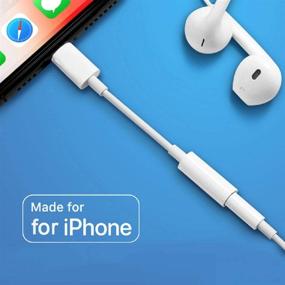 img 1 attached to 🎧 DESOFICON 3Pack Apple MFi Certified Headphone Adapter for iPhone 12/12 Pro/11/11 Pro/XS/XR/X/8/7 Plus/SE – Lightning to 3.5mm Aux Connector Dongle for Earphones