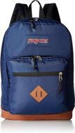 🎒 stylish and functional: jansport city view backpack in navy for urban explorers logo