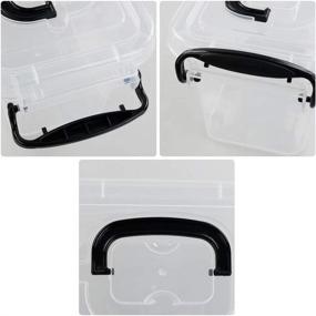 img 2 attached to Пластиковые коробки Bringer Plastic Storage Clear 6 Pack