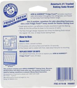 img 1 attached to 🥑 Arm & Hammer Fridge Fresh Refrigerator: Long-lasting freshness for your fridge - Pack of 2