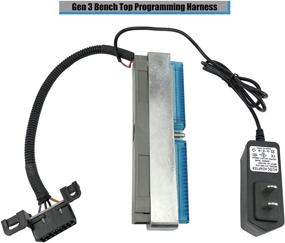 img 3 attached to TIKSCIENCE LS Gen 3 ECM Engine Programming Control Module Reader Diagnostic PCM Bench Harness with Power Supply for GM Chevy, Works with OBD2 Port, Blue/Red & Blue/Green Models 1999-2007, 18 Gauge, 12 Volt