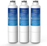 🧊 ecoaqua eff-6027a refrigerator water filter - 3 pack, compatible with samsung da29-00020b, da29-00020a, haf-cin/exp, 46-9101 логотип