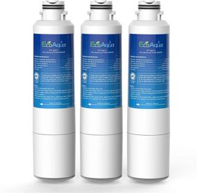 img 4 attached to 🧊 EcoAqua EFF-6027A Refrigerator Water Filter - 3 Pack, Compatible with Samsung DA29-00020B, DA29-00020A, HAF-CIN/EXP, 46-9101