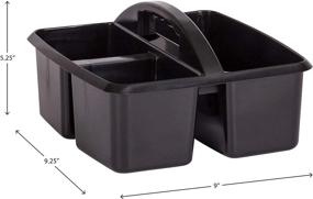 img 2 attached to Black Plastic Storage Caddies Pack