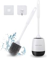 mohoo silicone toilet brush set - 2 brushes, 1 bowl, effective bathroom toilet cleaner logo