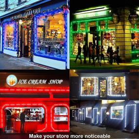 img 1 attached to 💡 YUNBO 100Pcs WS2811 RGB LED Module Lights: Waterproof IP65 LED Storefront Lights for Colorful Displays