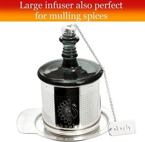img 2 attached to 🍵 Premium Tea Ball Infuser Set: Multi-Cup Steeper, Single-Cup Infusers - Stainless Steel, Fine Mesh - Mulling Spice Ball Set - Tea Accessories, Strainers, and Filters