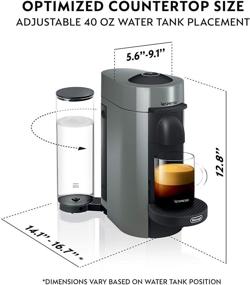 img 2 attached to ☕ Nespresso Vertuo Plus Grey Coffee and Espresso Maker by De&#39;Longhi