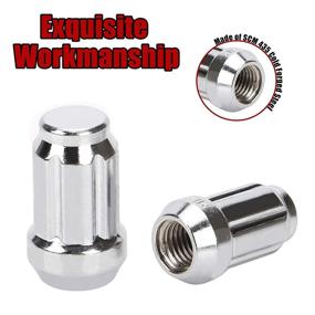 img 1 attached to 🔧 Richeer 20PCS 1.38 inch Chrome Wheel Lug Nuts - 12mmx1.5 Spline Acorn Tuner MK for Honda Accord Civic Odyssey Element HR-V Sierra with 1 Socket Key