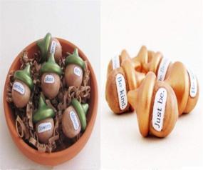 img 1 attached to 🌰 JiaUfmi 20Pcs Natural Wood Acorns: Versatile DIY Wedding Decoration and Kids' Drawing Toy