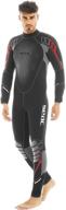 seac komoda 7mm full wetsuit: high stretch yamamoto neoprene for men and women logo