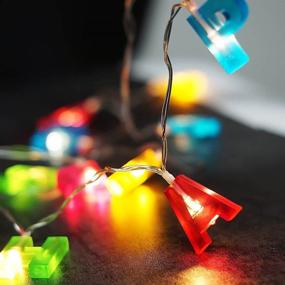 img 2 attached to 🎂 Brooklyn Lighting Co.'s Birthday LED String Lights: 13 Bulbs, Battery Operated Decorative Lights for Indoor & Outdoor Use