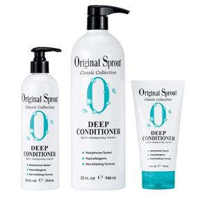 img 1 attached to 💆 Original Sprout Deep Conditioner: Vegan Classic Hair Care Treatment - 2 Pack, 32 oz. (Packages Vary)