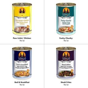 img 2 attached to Weruva Grain-Free Wet Dog Food - Ten Shredded Chicken Recipes for Natural, All-Natural Canned Cuisine