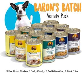 img 1 attached to Weruva Grain-Free Wet Dog Food - Ten Shredded Chicken Recipes for Natural, All-Natural Canned Cuisine