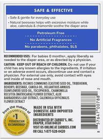 img 3 attached to 🍯 Zarbee's Naturals Baby Daily Bottom Balm: Beeswax, Calendula, Aloe - 4oz Size