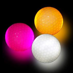 img 4 attached to 🏌️ Glow Golf Balls by ESTARCONTIGO: Long Lasting Flashing Golf Balls for Night Sports – Multi Colors Available!