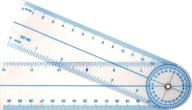 📐 westcott protractor measuring tool go 180: accurate angle measurement made easy! logo