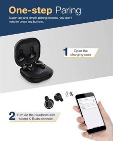 img 3 attached to 🎧 SIROS True Wireless Earbuds: 5H Continuous Playtime, 25H Cyclic Charging, Touch Control, & Binaural Stereo Bass Bluetooth