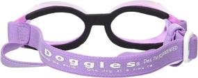 img 1 attached to Doggles ILS Small Lilac Flower Frame - Purple Lens Dog Goggles for Optimal SEO