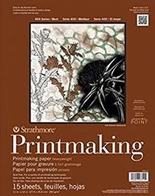 img 1 attached to 📒 Strathmore 400 Series Printmaking Pad: Heavyweight White Paper, 11x14 Inches, 15 Sheets - Quality & Value