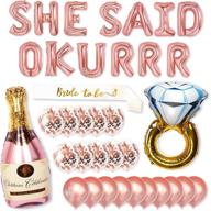 ultimate big she said okurrr balloons bachelorette 🎈 party decorations - all-in-one bridal shower balloons & supplies kit логотип