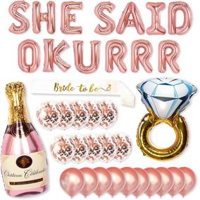 img 4 attached to Ultimate Big SHE Said OKURRR Balloons Bachelorette 🎈 Party Decorations - All-in-One Bridal Shower Balloons & Supplies Kit