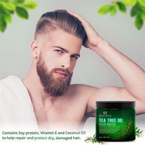 img 3 attached to 🌿 Botanic Hearth Tea Tree Hair Mask & Deep Conditioner: Ultimate Moisturization and Hair Protection - Enriched with Soy Protein, Vitamin E, Collagen, Keratin & Coconut Oil - 16 oz (Packaging May Vary)