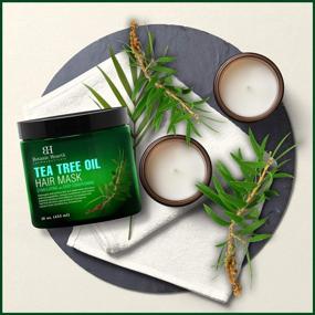 img 1 attached to 🌿 Botanic Hearth Tea Tree Hair Mask & Deep Conditioner: Ultimate Moisturization and Hair Protection - Enriched with Soy Protein, Vitamin E, Collagen, Keratin & Coconut Oil - 16 oz (Packaging May Vary)