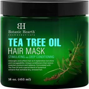 img 4 attached to 🌿 Botanic Hearth Tea Tree Hair Mask & Deep Conditioner: Ultimate Moisturization and Hair Protection - Enriched with Soy Protein, Vitamin E, Collagen, Keratin & Coconut Oil - 16 oz (Packaging May Vary)