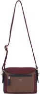 agea womens crossbody pockets shoulder logo