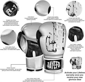 img 1 attached to 🥊 2022 Jayefo Vegan Leather Boxing Gloves for Men & Women: Muay Thai Kickboxing, MMA, Sparring & Heavy Bag Mitts - Pro Style Beginners"