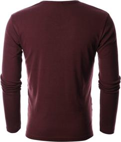 img 2 attached to 👕 GIVON Mens Slim Fit Soft Cotton Long Sleeve Lightweight V-Neck Thermal T-Shirt