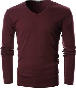 img 3 attached to 👕 GIVON Mens Slim Fit Soft Cotton Long Sleeve Lightweight V-Neck Thermal T-Shirt