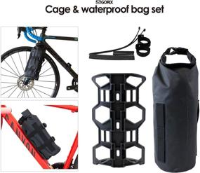 img 3 attached to 🚲 GORIX Bike Multipurpose Cage + Waterproof Bag Set: Versatile Bottle and Gear Storage Solution (Global Edition)