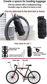 img 2 attached to 🚲 GORIX Bike Multipurpose Cage + Waterproof Bag Set: Versatile Bottle and Gear Storage Solution (Global Edition)