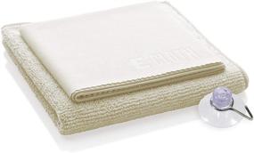 img 4 attached to 🚿 E-Cloth Shower Cleaning Set - Reusable Microfiber Cloth, 300 Wash Guarantee, Ivory (2-Pack)