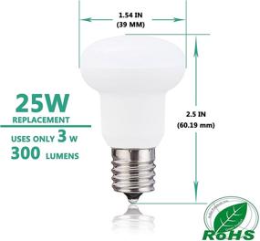 img 1 attached to Superior Lighting with the R14 E17 LED Light Bulb: Illuminate Your Space Efficiently