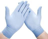 nitrile examination gloves medical disposable household supplies logo